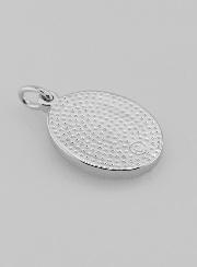 Médaille Argent Sacré Coeur de Jésus - 19mm