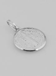 Médaille de Saint Benoît en Argent - 14mm