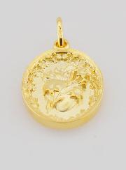 Médaille Plaqué Or Coeur Sacré de Saint Joseph - 19mm