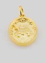 Médaille Plaqué Or Coeur Sacré de Marie - 19mm