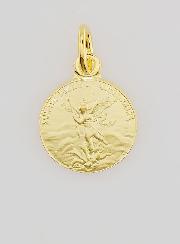 Médaille Plaqué Or St Michel Archange - 14mm