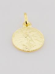 Médaille Plaqué Or St Michel Archange - 14mm