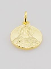 Médaille du Scapulaire en Plaqué Or - 16mm