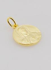 Médaille du Scapulaire en Plaqué Or - 16mm