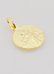 Médaille du Scapulaire en Plaqué Or - 16mm