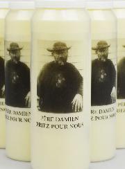 Lot de 20 Bougies de Neuvaine Père Damien