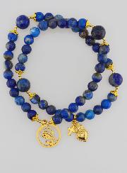 Chapelet en Lapis Lazuli - Vierge Marie & Ex Voto