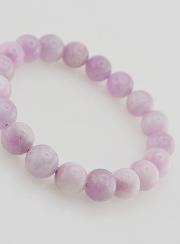 Bracelet en Pierre Naturelle de Kunzite A - 10mm