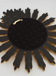 Ex Voto Miroir Coeur Rayonnant - 28cm