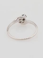 Bague Argent et Zircons T54