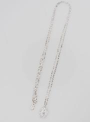 Collier Vierge Miraculeuse Argent & Email Blanc