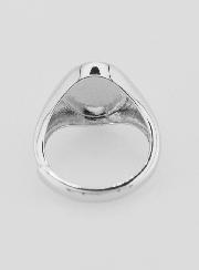 Bague Chevalière en Argent Vierge Miraculeuse - Taille 46-52