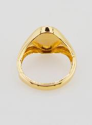 Bague Chevalière Miraculeuse en Argent Doré - T52 à 56