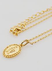 Collier Religieux Vierge Miraculeuse - Argent 925 Doré