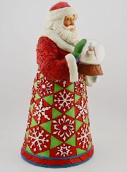 Père Noël Avec Boule de Neige - Jim Shore