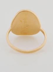 Bague Croix du Christ Sculptée - Plaqué Or - Taille 60