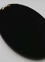 Ex Voto Mural Coeur Doré Rayonnant sur Velours - 23cm