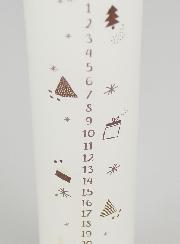 Bougie de l'Avent Style Scandinave - 25cm