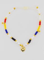 Bracelet Religieux Tressé Multicolore - Ex Voto