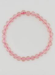 Bracelet en Pierre de Quartz Fraise Hematoïde - 6 mm