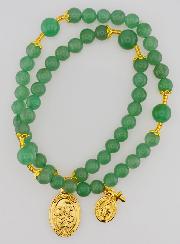 Chapelet Médaille Miraculeuse & St Joseph en Aventurine