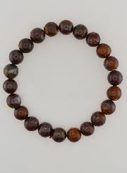 Bracelet en Pierre Naturelle d'Opale Boulder 8mm - A+