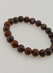 Bracelet en Pierre Naturelle d'Opale Boulder 8mm - A+