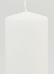 Bougie Décoration de Table10 x 6cm - Blanc