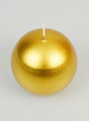 Bougie Boule de Noël Dorée - 8cm