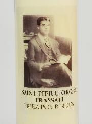 Bougie de Neuvaine Saint Pier Giorgio Frassati