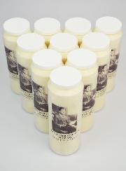 Lot de 10 Bougies de Neuvaine Saint Pier Giorgio Frassati
