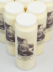 Lot de 10 Bougies de Neuvaine Saint Pier Giorgio Frassati