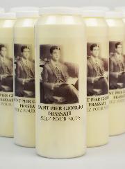 Lot de 20 Bougies de Neuvaine à Saint Pier Giorgio Frassati