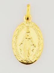 Médaille Miraculeuse Dorée Festonnée - 20mm