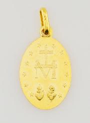 Médaille Miraculeuse Dorée Festonnée - 20mm
