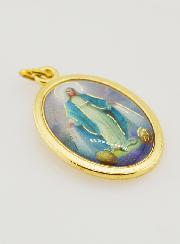 Médaille Vierge Marie Miraculeuse Colorée 22mm