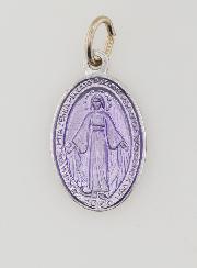 Médaille Miraculeuse Violet - 18mm