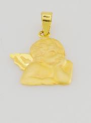 Médaille Ange Gardien en Or 375/1000 - 14mm