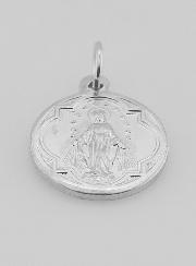 Médaille Vierge Marie Miraculeuse en Aluminium - 15mm