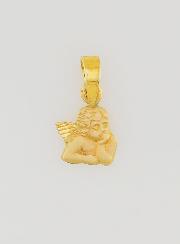 Médaille Ange Gardien en Or 375/1000 - 6mm