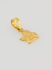 Médaille Ange Gardien en Or 375/1000 - 6mm