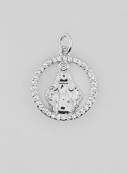 Médaille Vierge Marie Miraculeuse en Nacre - 15mm