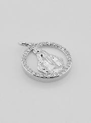 Médaille Vierge Marie Miraculeuse en Nacre - 15mm