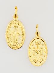 Médaille Miraculeuse en Aluminium Doré - 19mm