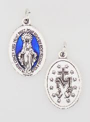 Médaille Miraculeuse Bleue - 22mm