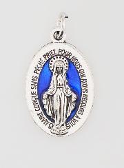Médaille Miraculeuse Bleue - 22mm