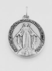 Grande Médaille Miraculeuse  en Argent Massif - 33mm