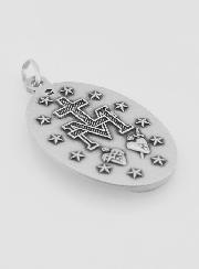 Grande Médaille Miraculeuse  en Argent Massif - 33mm