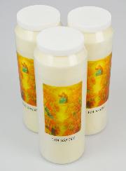 Lot de 3 Bougies de Neuvaine Fête de Toussaint