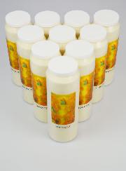 Lot de 10 Bougies de Neuvaine Fête de la Toussaint